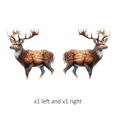 Brown Deer Spotted Sika Animal Vinyl Sticker Decal