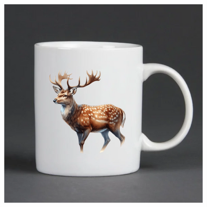Brown Deer Spotted Sika Animal Vinyl Sticker Decal