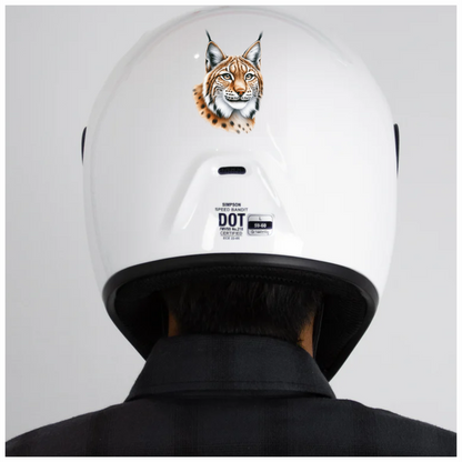 Brown Lynx Wildcat Realistic Art Vinyl Sticker Decal