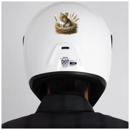 Cute Harvest Mouse Vinyl Decal Sticker