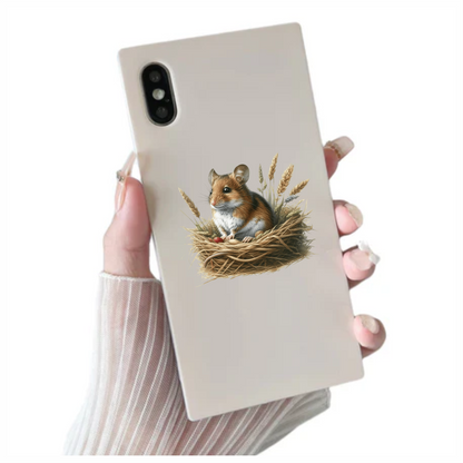 Cute Harvest Mouse Vinyl Decal Sticker