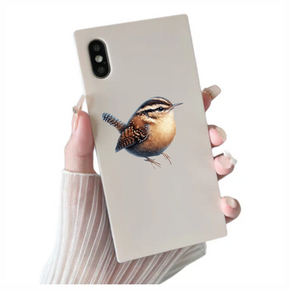 Wren Brown Bird Forest Vinyl Sticker Decal