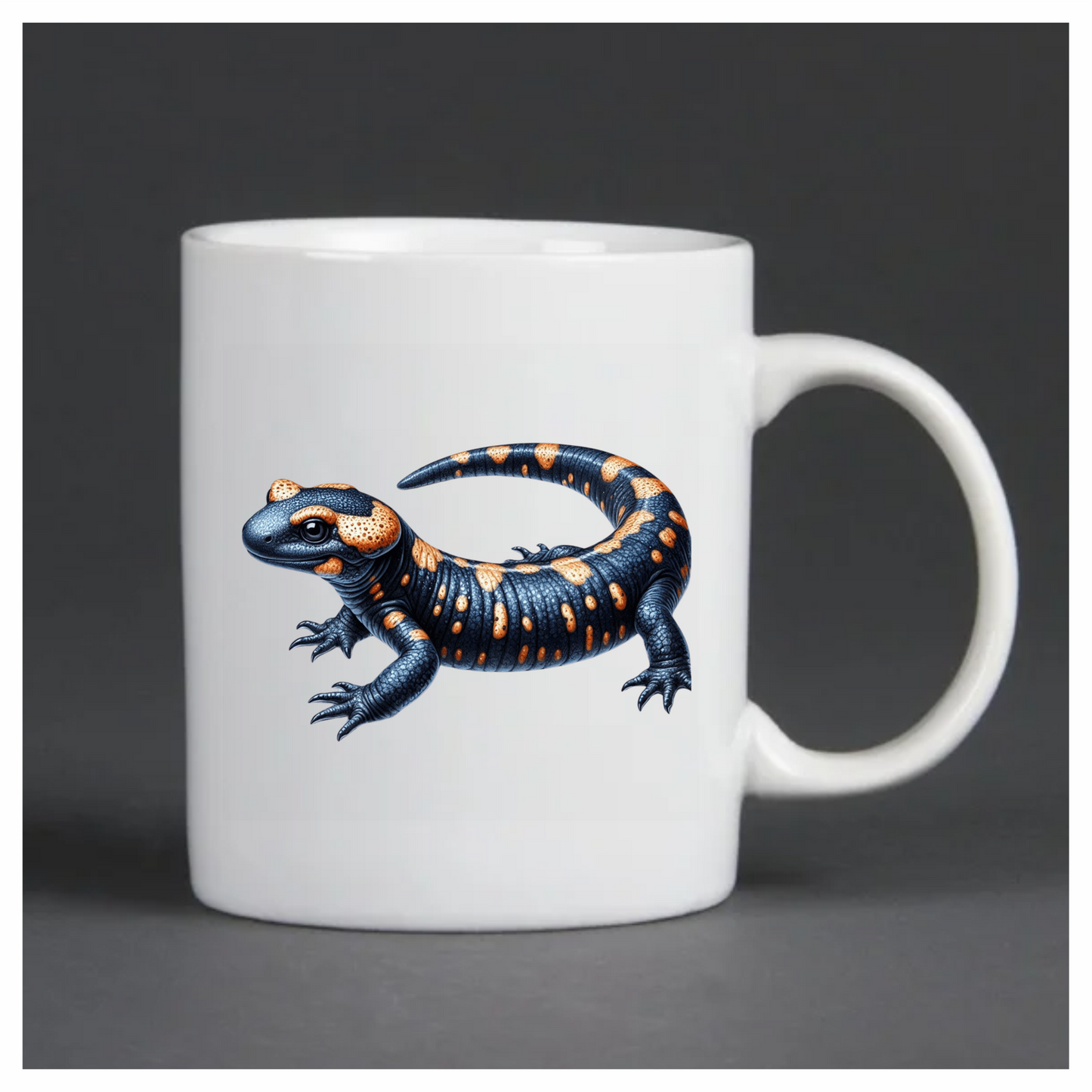 Salamander Orange Black Vinyl Sticker Decal