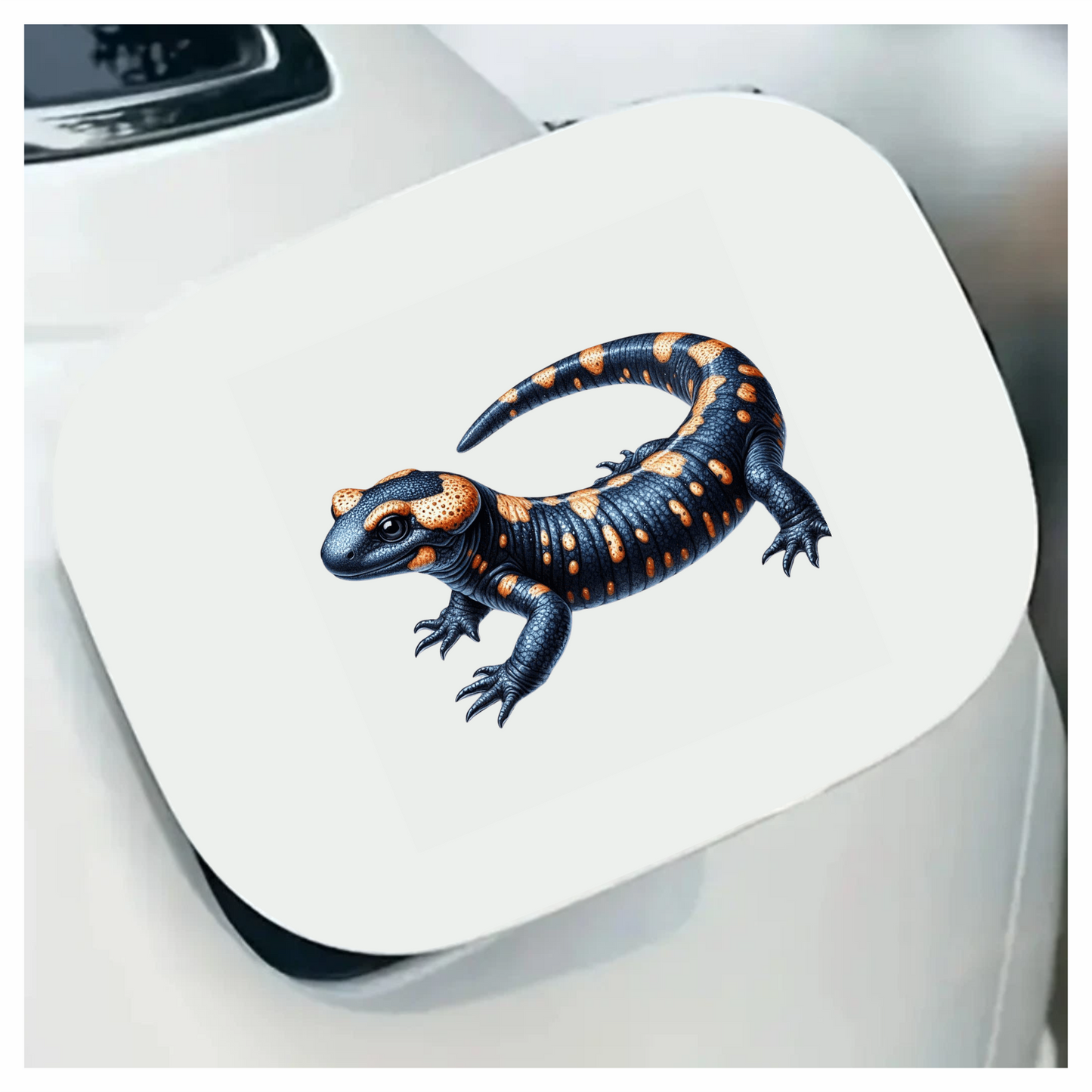 Salamander Orange Black Vinyl Sticker Decal