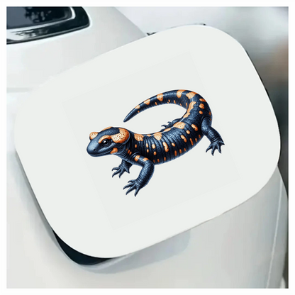 Salamander Orange Black Vinyl Sticker Decal