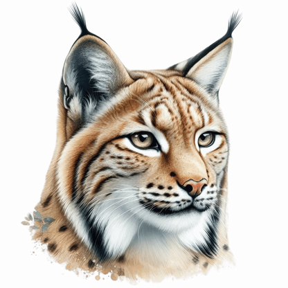 Lynx Head Portrait Vinyl Decal Sticker