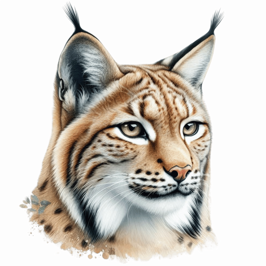 Lynx Head Portrait Vinyl Decal Sticker