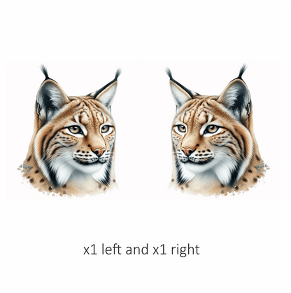 Lynx Head Portrait Vinyl Decal Sticker