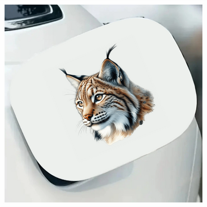 Lynx Brown Eyes Feline Fur Vinyl Sticker Decal