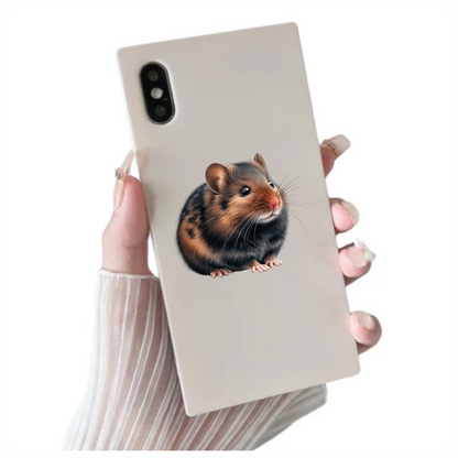 Brown Hamster European Rodent Small Vinyl Sticker Decal