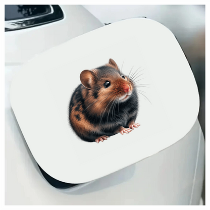 Brown Hamster European Rodent Small Vinyl Sticker Decal