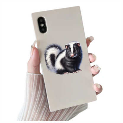 Black White Skunk Animal Cute Vinyl Sticker Decal