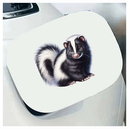 Black White Skunk Animal Cute Vinyl Sticker Decal