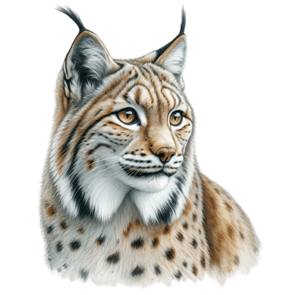 Brown Lynx Eurasian Wild Cat Vinyl Sticker Decal