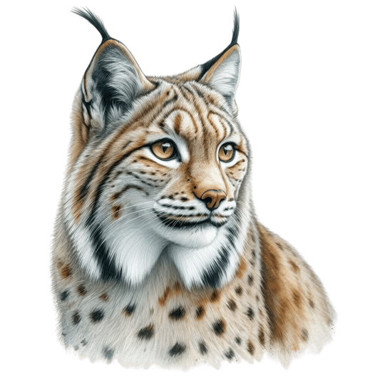Brown Lynx Eurasian Wild Cat Vinyl Sticker Decal