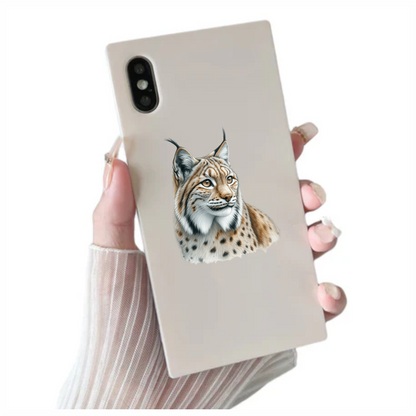 Brown Lynx Eurasian Wild Cat Vinyl Sticker Decal