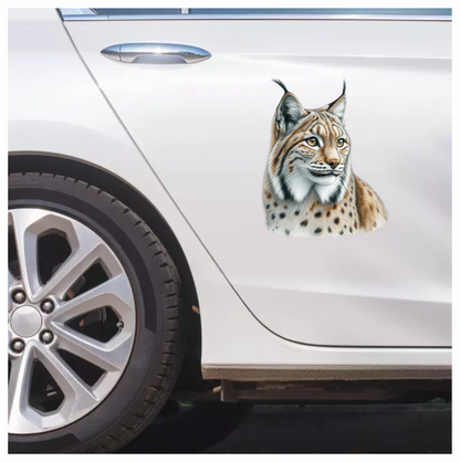 Brown Lynx Eurasian Wild Cat Vinyl Sticker Decal