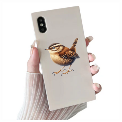 Brown Wren Small Bird Realistic Vinyl Sticker Decal
