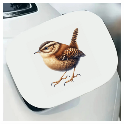 Brown Wren Small Bird Realistic Vinyl Sticker Decal
