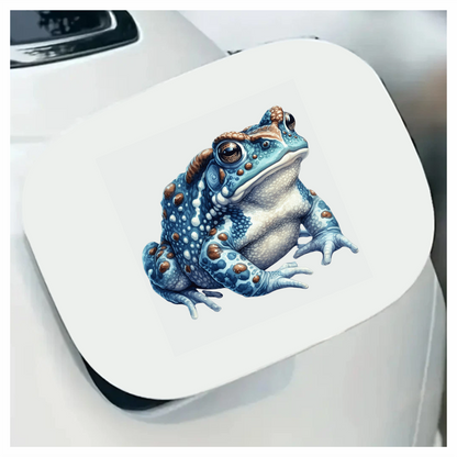 Blue Toad Spotted Amphibian Creature Vinyl Sticker Decal