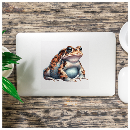 Brown Spotted Toad Animal Vinyl Sticker Decal