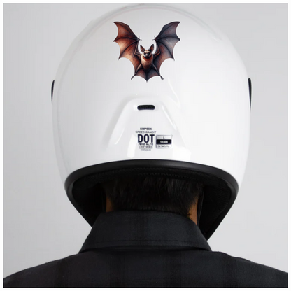 Brown Bat Large Wings Spread Vinyl Sticker Decal