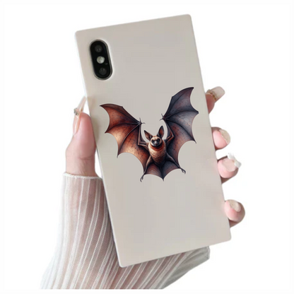 Brown Bat Large Wings Spread Vinyl Sticker Decal