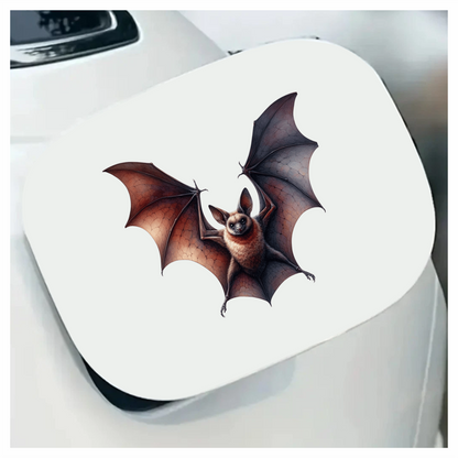 Brown Bat Large Wings Spread Vinyl Sticker Decal