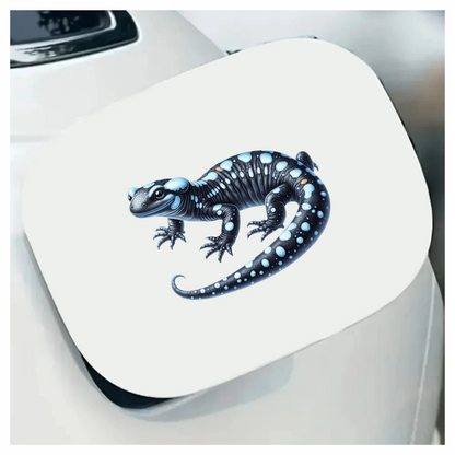 Black Salamander Blue Spots Vinyl Sticker Decal