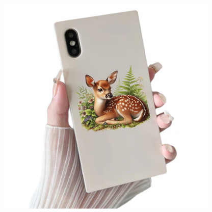 Fawn Brown Forest Fern Vinyl Sticker Decal