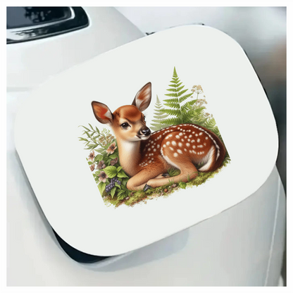 Fawn Brown Forest Fern Vinyl Sticker Decal
