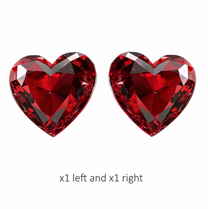 Red Heart Diamond Vinyl Sticker Decal