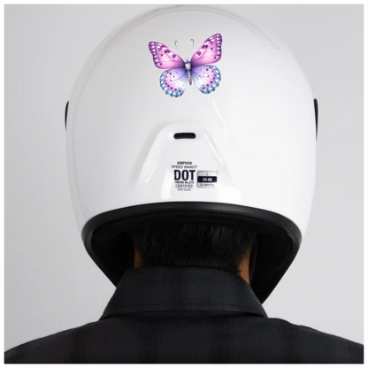 Purple Butterfly Insect Elegant Vinyl Sticker Decal