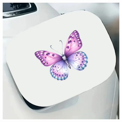 Purple Butterfly Insect Elegant Vinyl Sticker Decal