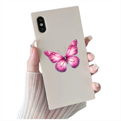Pink Butterfly Insect Wings Vinyl Sticker Decal