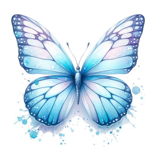 Blue Butterfly Animal Vinyl Sticker Decal