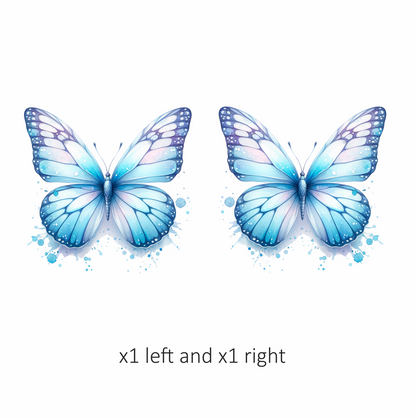 Blue Butterfly Animal Vinyl Sticker Decal