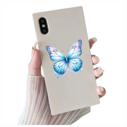 Blue Butterfly Animal Vinyl Sticker Decal