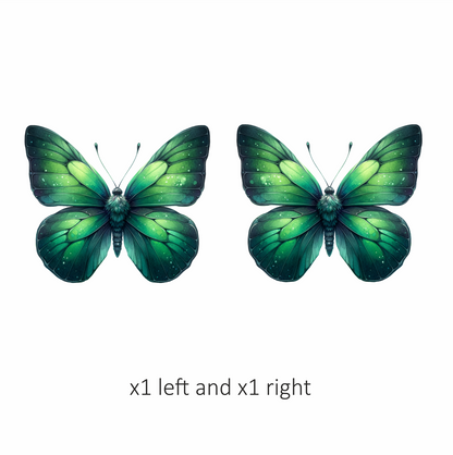 Green Butterfly Insect Nature Vinyl Sticker Decal