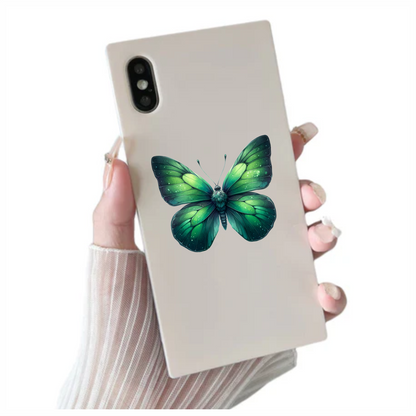 Green Butterfly Insect Nature Vinyl Sticker Decal