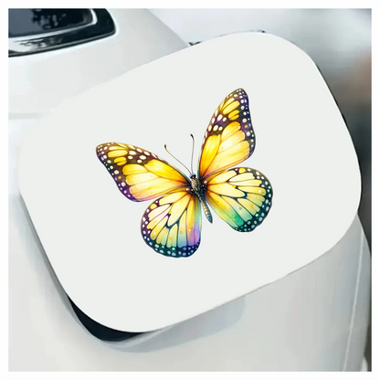 Yellow Butterfly Insect Colorful Vinyl Sticker Decal