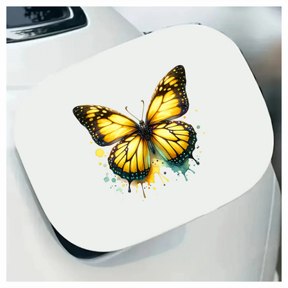 Yellow Butterfly Animal Vinyl Sticker Decal