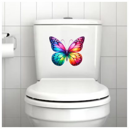 Butterfly Colorful Wings Insect Bright Vinyl Sticker Decal