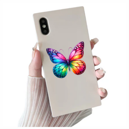 Butterfly Colorful Wings Insect Bright Vinyl Sticker Decal