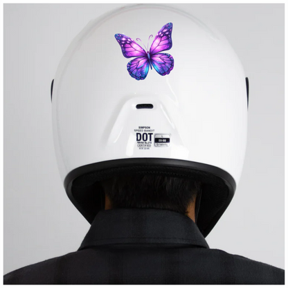 Purple Butterfly Wings Sparkle Vinyl Sticker Decal
