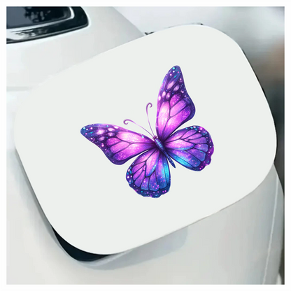 Purple Butterfly Wings Sparkle Vinyl Sticker Decal