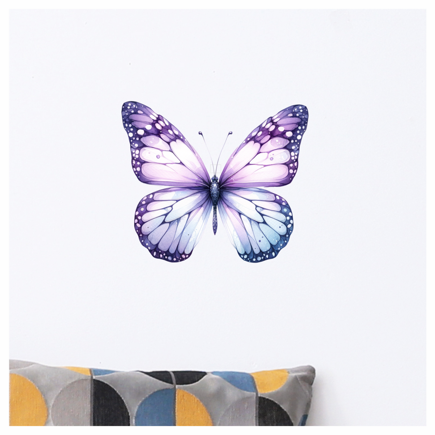 Purple Butterfly Insect Wings Vinyl Sticker Decal