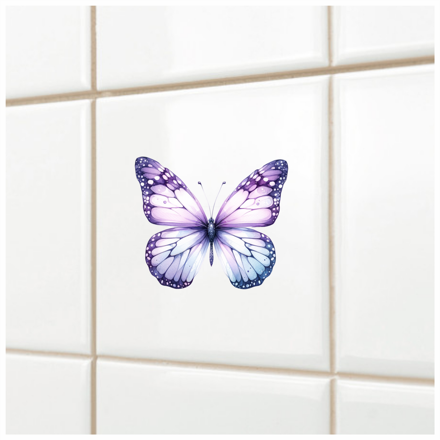 Purple Butterfly Insect Wings Vinyl Sticker Decal