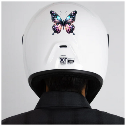 Butterfly Black Blue Pink Purple Vinyl Sticker Decal