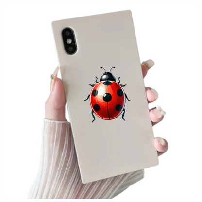 Red Ladybug Insect Black Spots Vinyl Sticker Decal